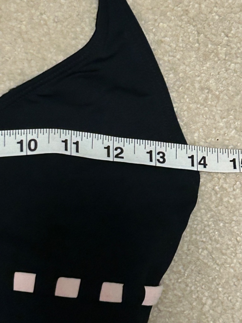 NWT Anne Cole black halter swim suit 8 - Picture 13 of 13